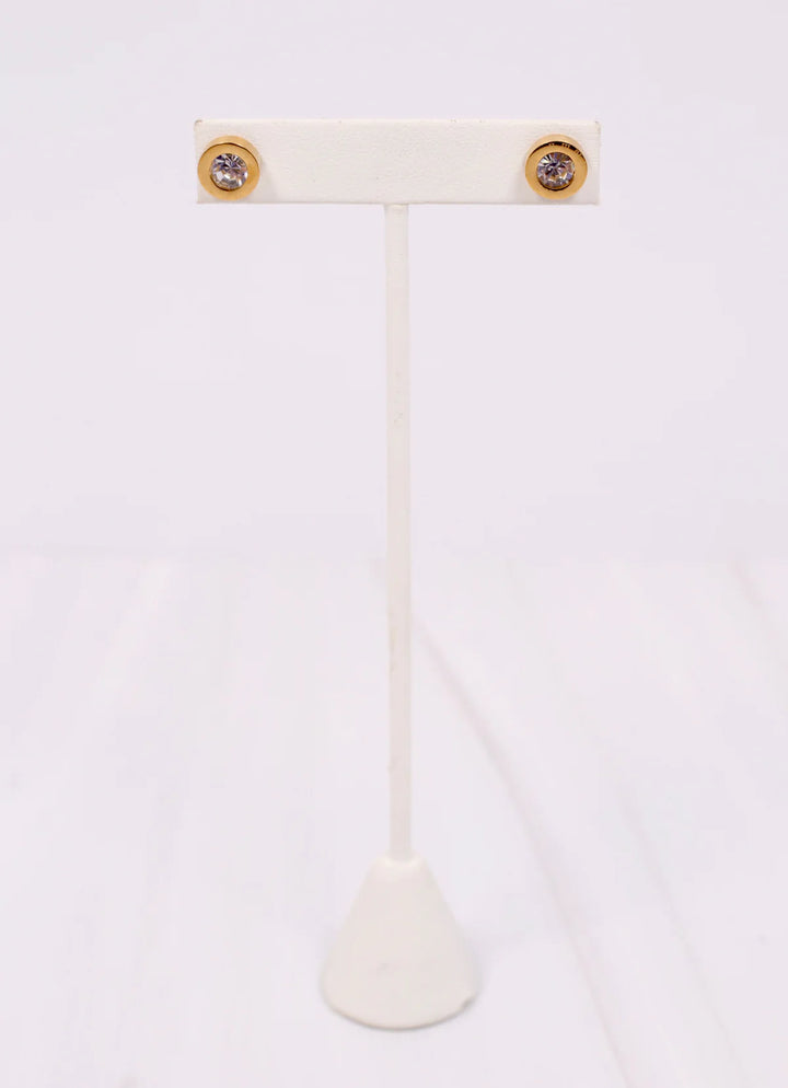 Iria CZ Stud Earring
