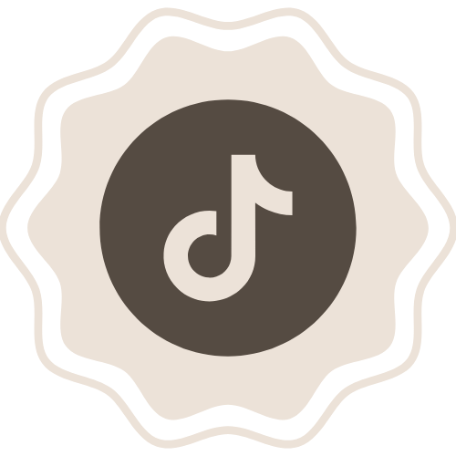 Decorative border on a beige background | TikTok Logo | Share 1 Boutique | Brent, AL