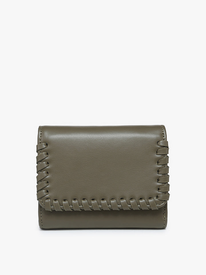 Logan Whipstitch Tri-fold Wallet