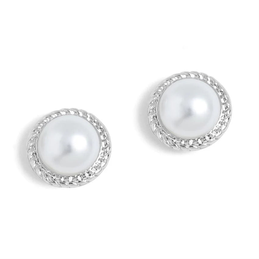 Rope Pearl Studs