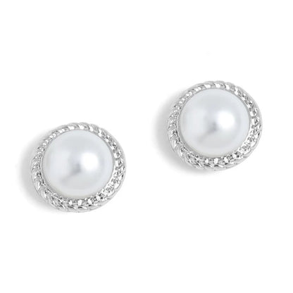 Rope Pearl Studs