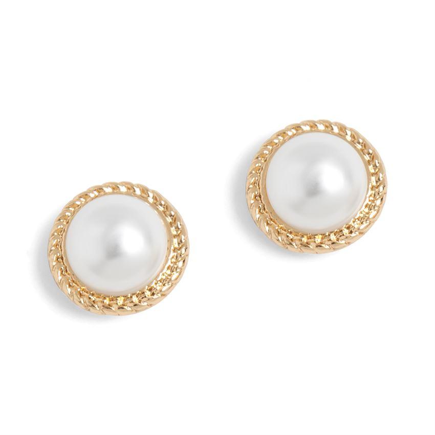 Rope Pearl Studs