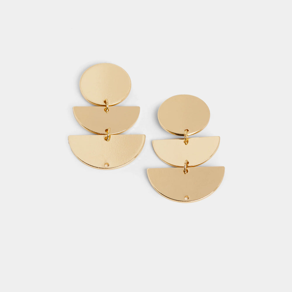 Whisper Half Circles Dangle Earrings