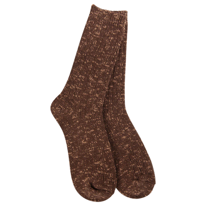 Cotton Slub Marled Crew