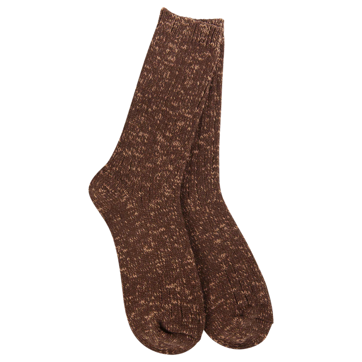 Cotton Slub Marled Crew