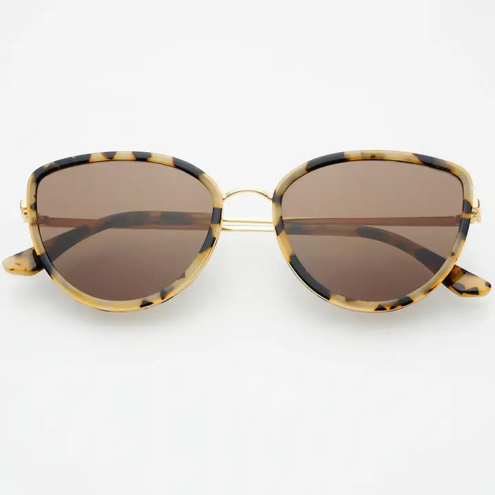 Luna Acetate Womens Cat Eye Sunglasses