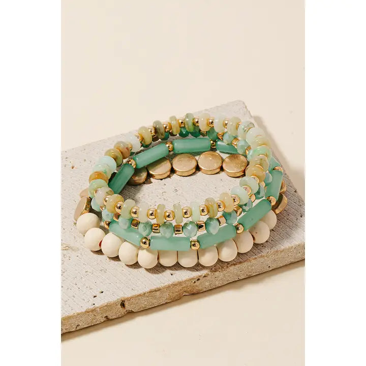 Mixed Beaded Bracelet Set