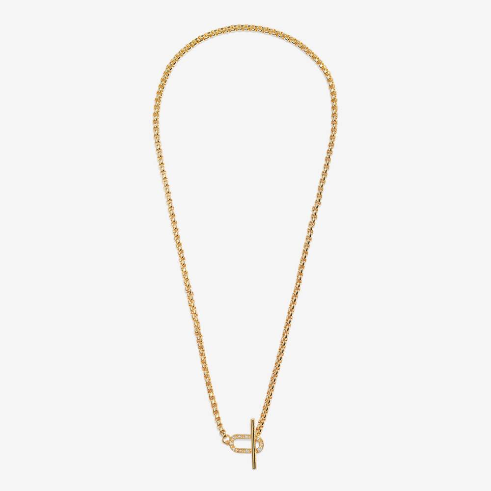 Evermore Oval T-Bar Necklace