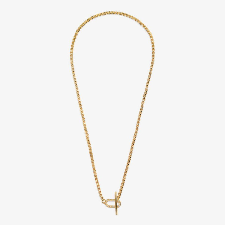 Evermore Oval T-Bar Necklace