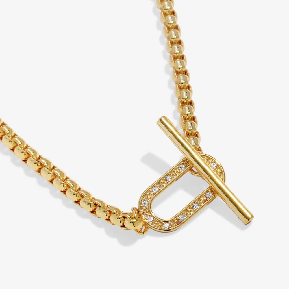 Evermore Oval T-Bar Necklace