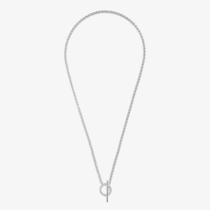 Evermore Circle T-Bar Necklace