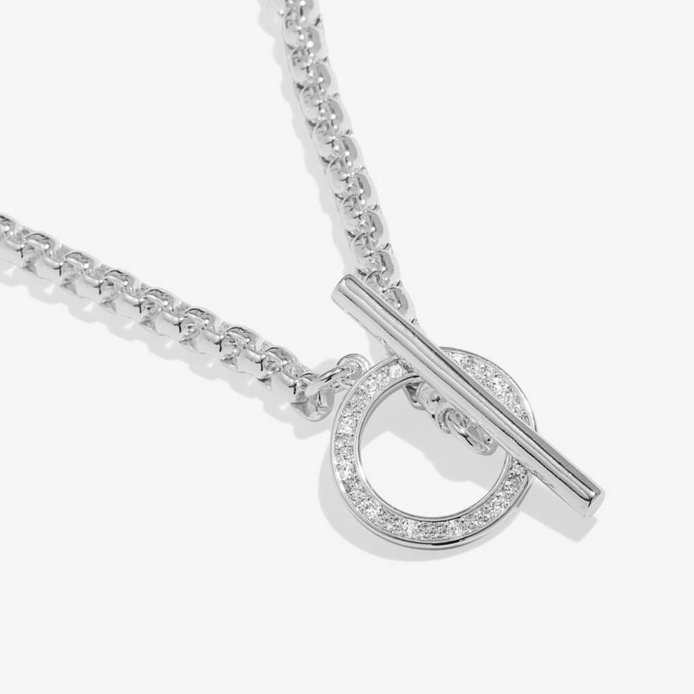 Evermore Circle T-Bar Necklace