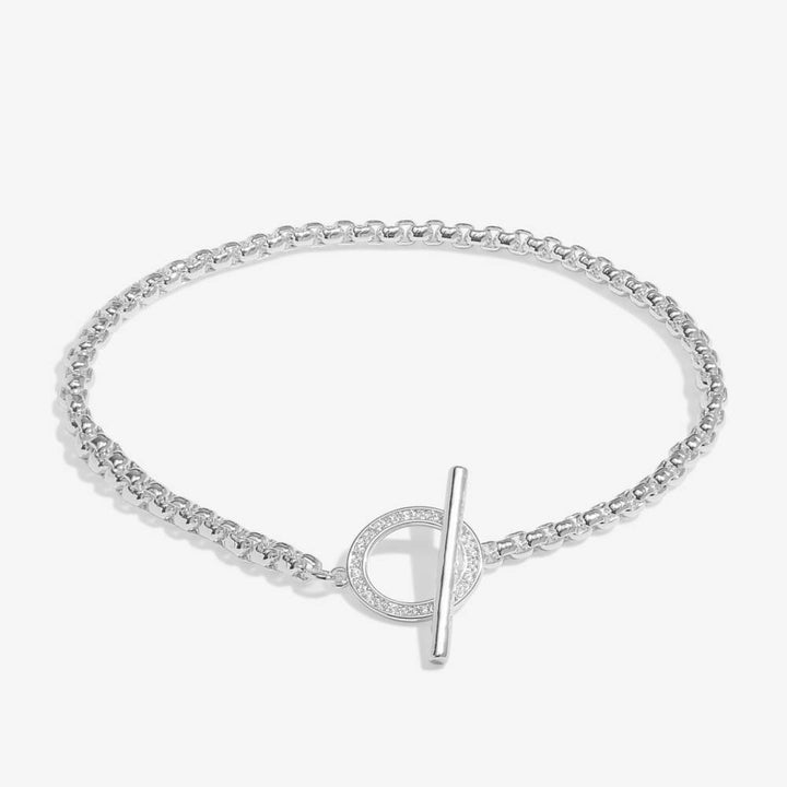 Evermore Circle T-Bar Bracelet