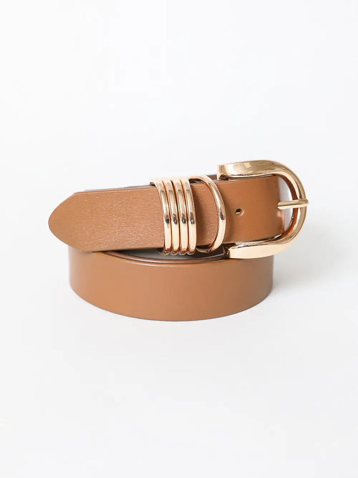Ezrah Gold Buckle Belt