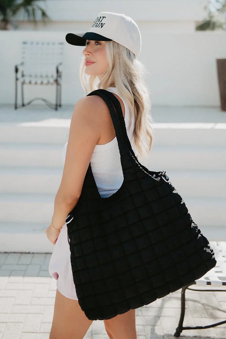 Quilted Puffer Tote