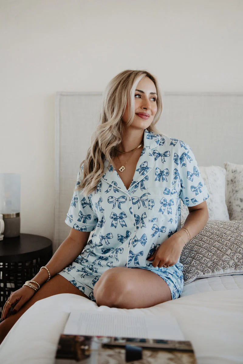 Toile Coquette Bows Lounge PJ Set