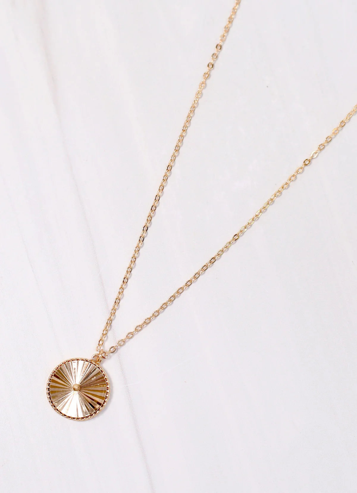 Brompton Circle Charm Necklace