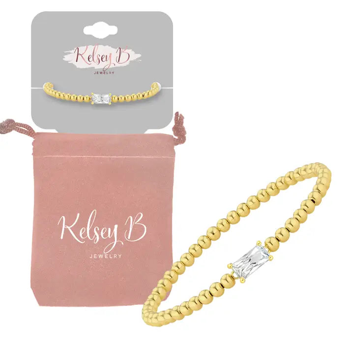 Birthstone Gem Bead Bracelets - Confetti Collection