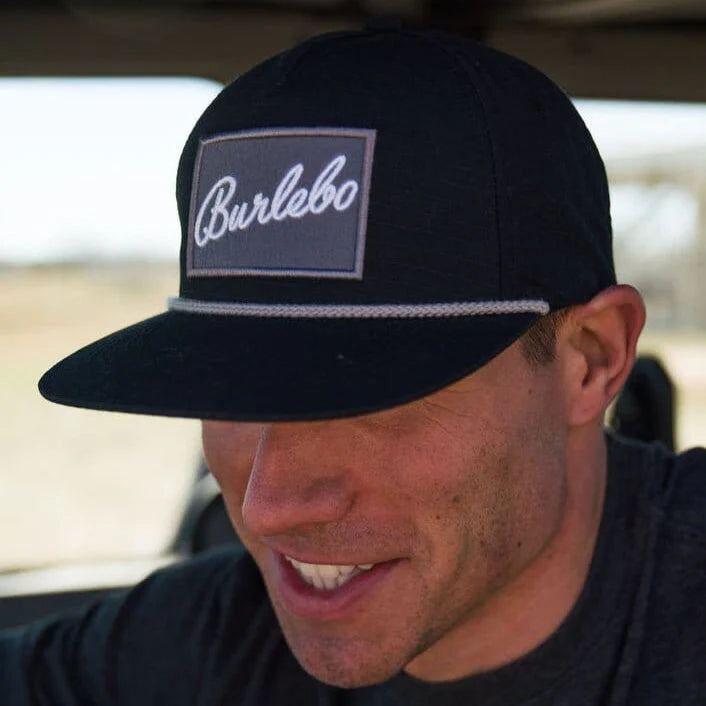 BURLEBO Grey Patch Cap