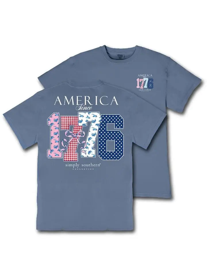 Youth Mineral Washed America Overcast Tee