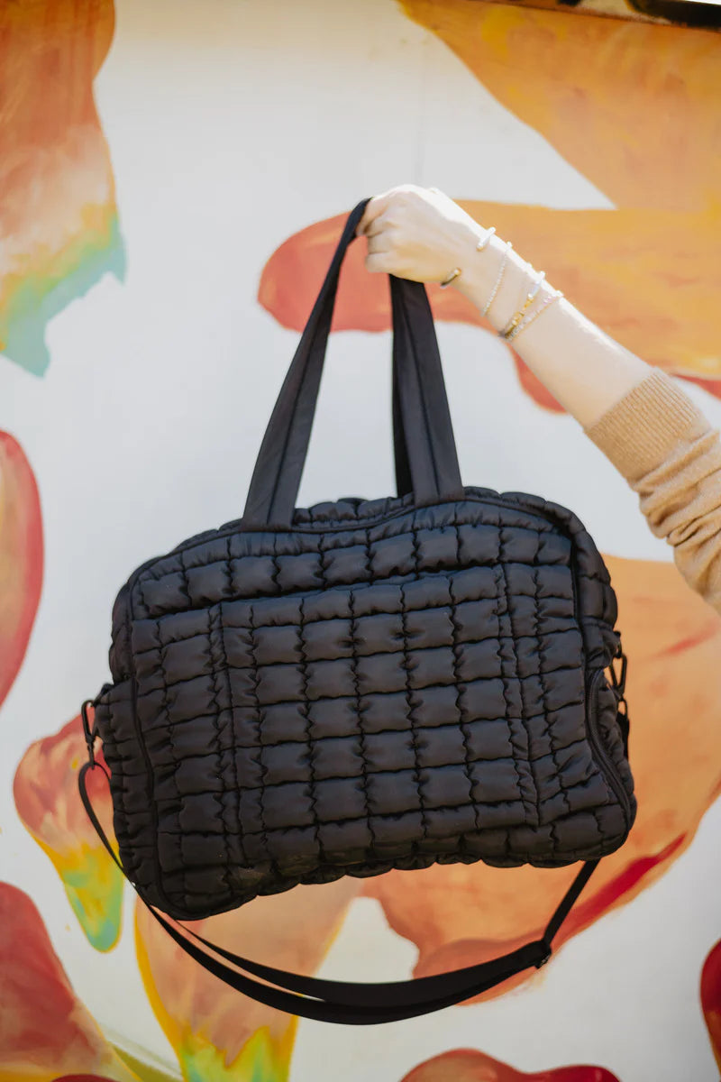 Quilted Weekend Duffel Bag
