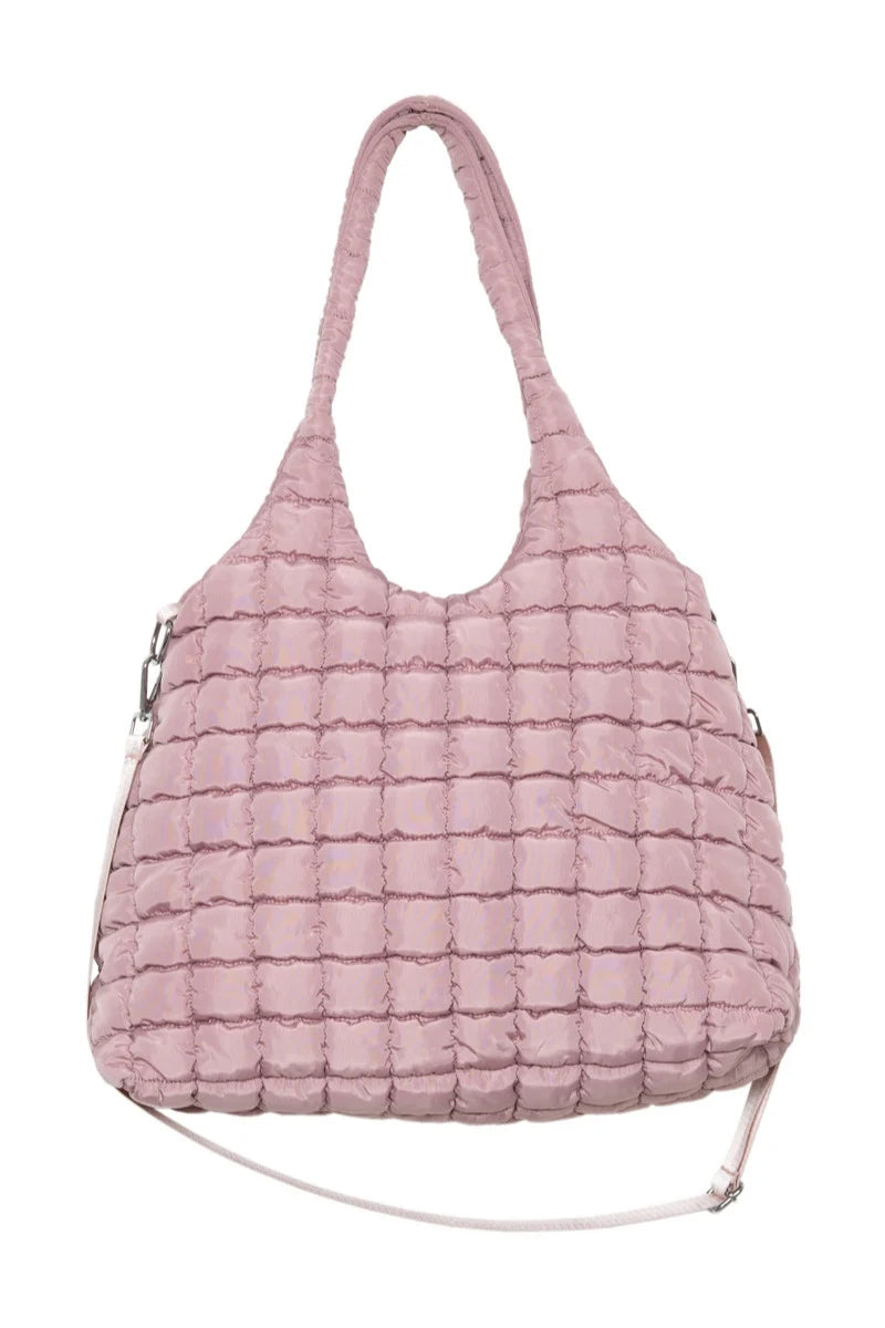 Rectangular Quilted Puffer Tote