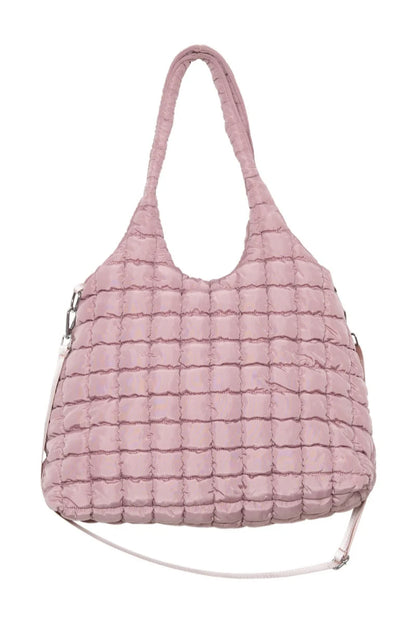 Rectangular Quilted Puffer Tote