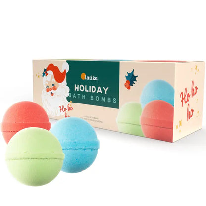 Holiday - Christmas Bath Bomb Set - Santa