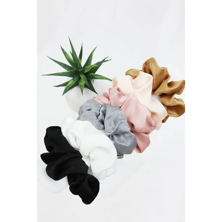 Silk Scrunchie Set