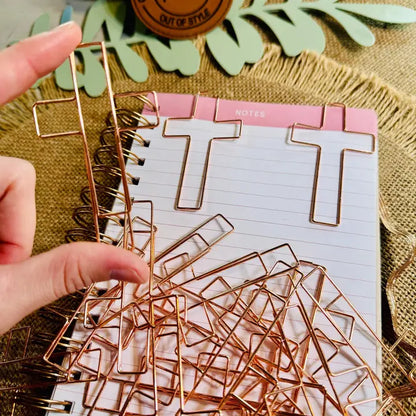 Jumbo Cross Bookmark Paperclips