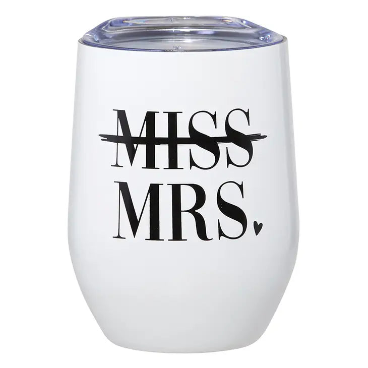 Wine Tumbler-Miss to Mrs