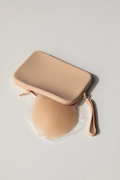 Adhesive Stick-On Bra + Silicone Travel Case
