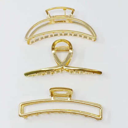 Gold Mine Hair Claw Set of 3