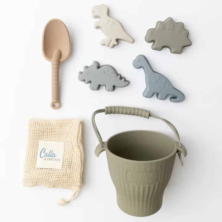 Dominic’S Dino Silicone Beach Toy Set