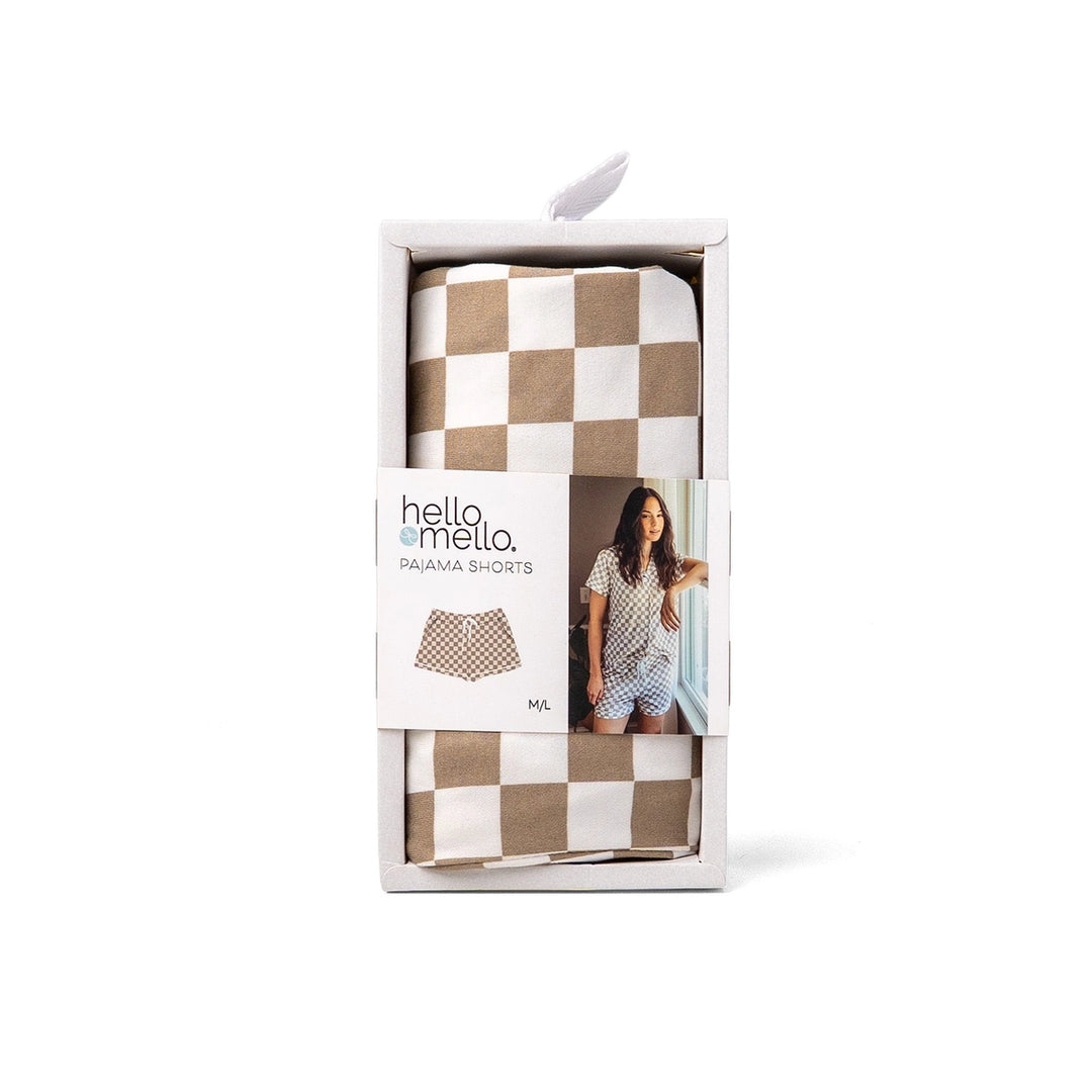 Hello Mello Late Checkout checkered women&