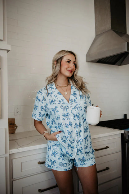 Toile Coquette Bows Lounge PJ Set
