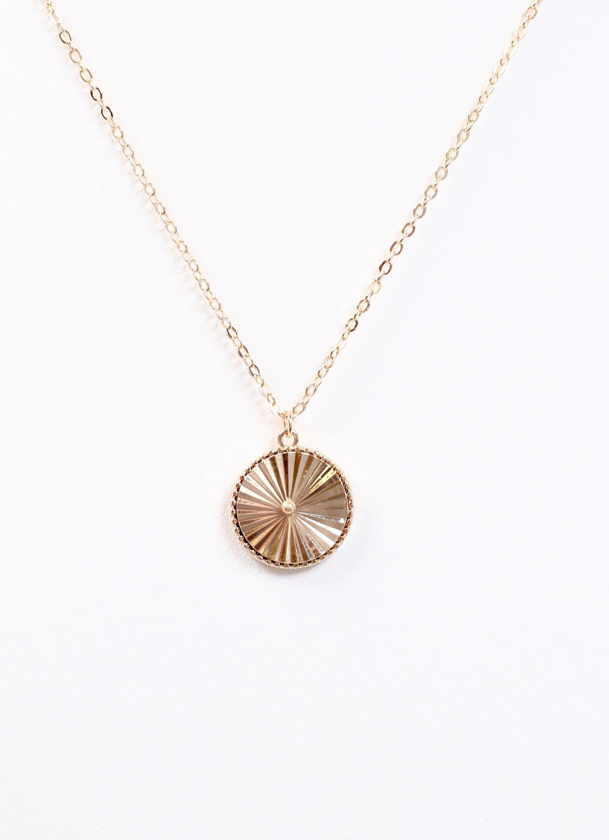 Brompton Circle Charm Necklace