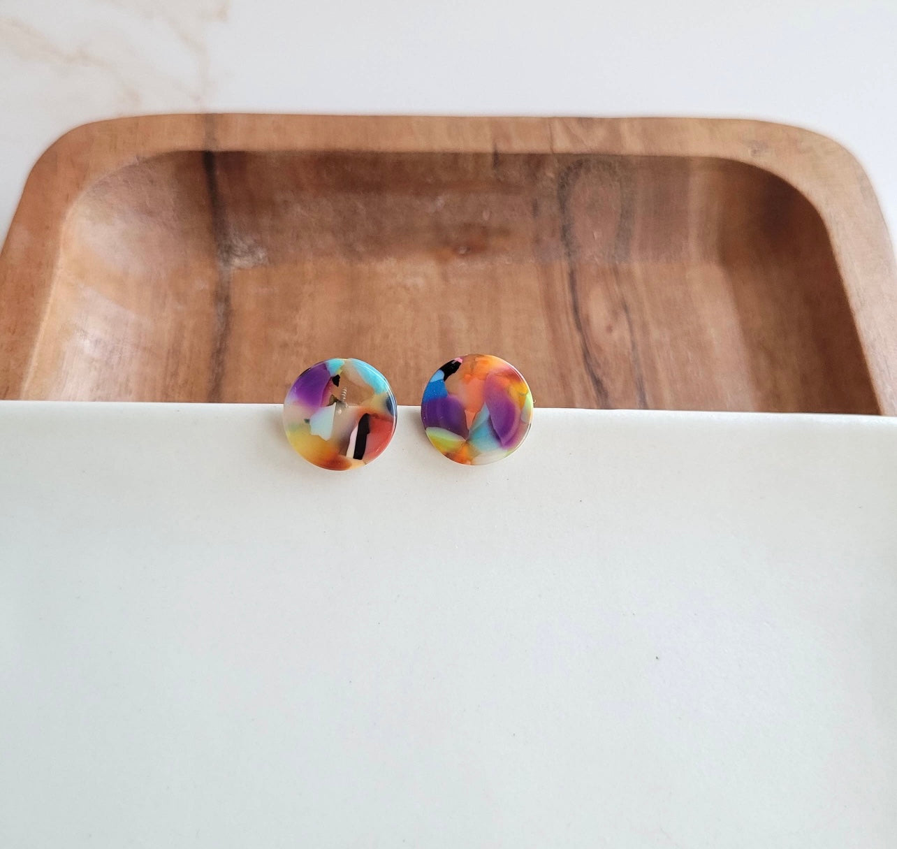 Living In Color Studs