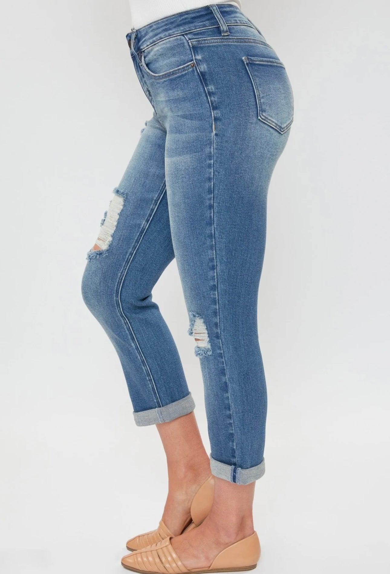 Yes To Distress Petite Jeans