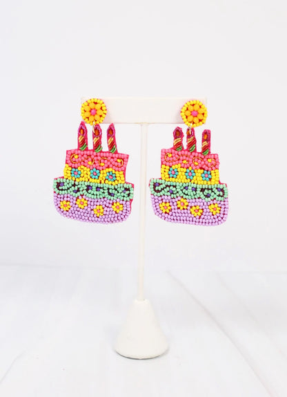 One Wish For Me Beaded Earrings