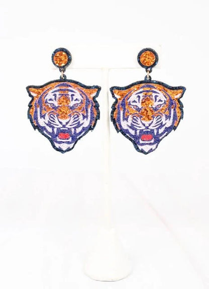 Make Them Roar Sequin Earrings