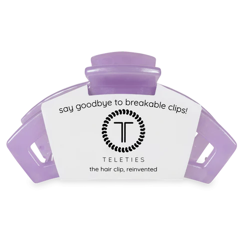 Lavender Mist TELETIES Open Claw Clip