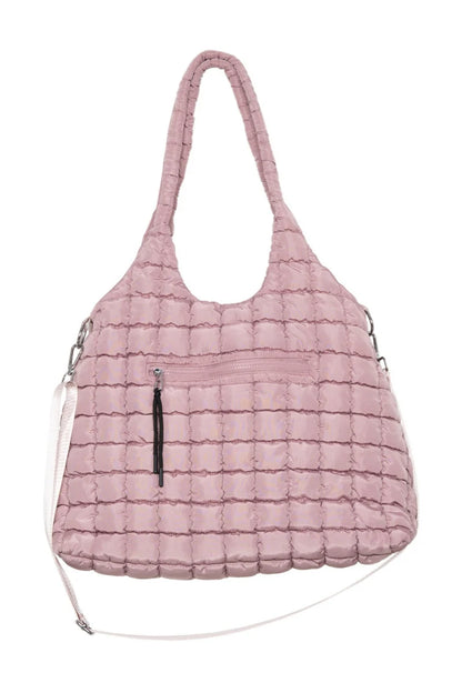 Rectangular Quilted Puffer Tote