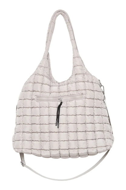 Rectangular Quilted Puffer Tote