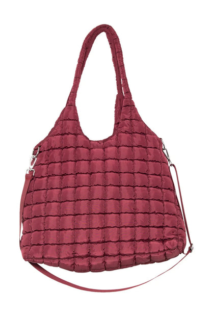Rectangular Quilted Puffer Tote