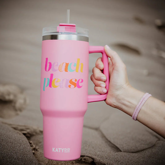 Beach Please Tumbler Cup