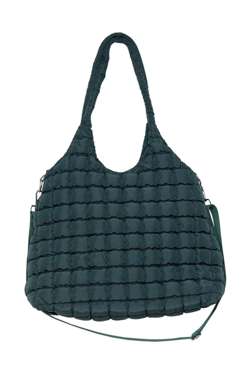 Rectangular Quilted Puffer Tote