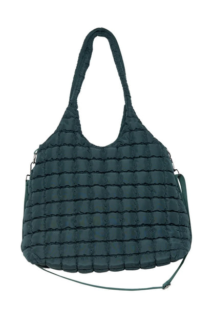 Rectangular Quilted Puffer Tote