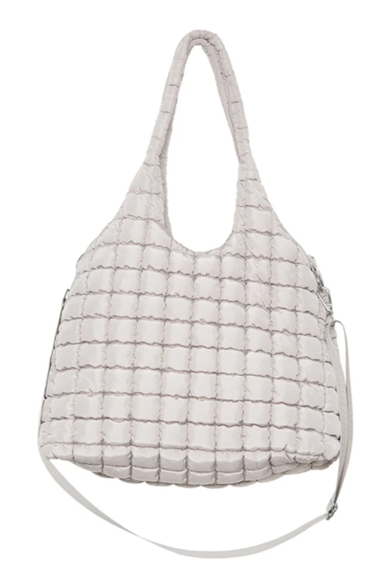 Quilted Puffer Tote