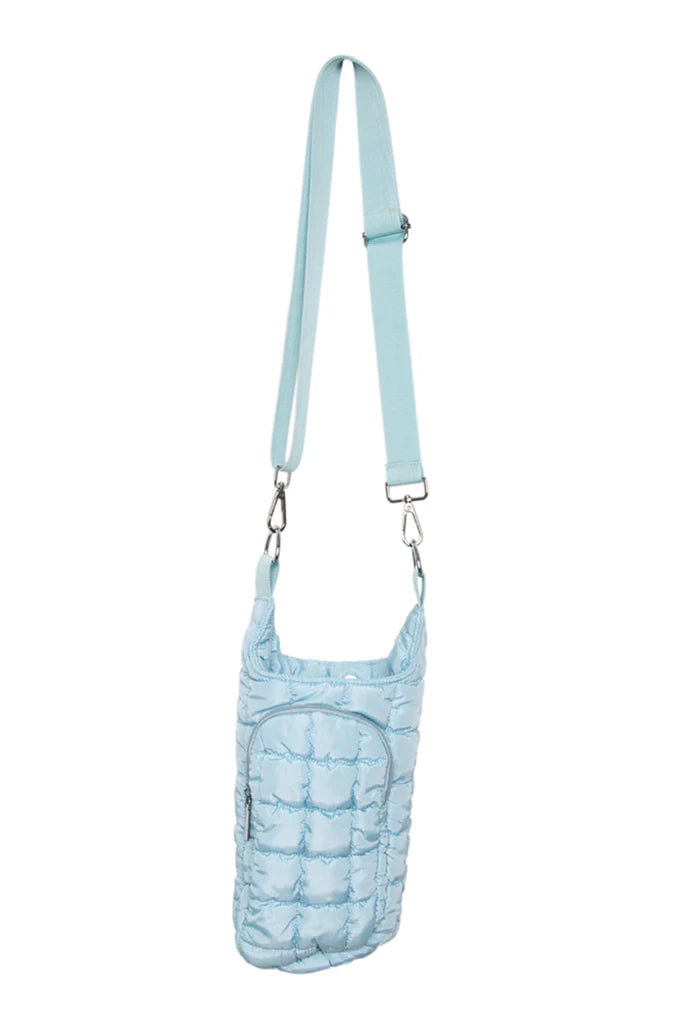 Quilted Water Bottle Carrier Bag